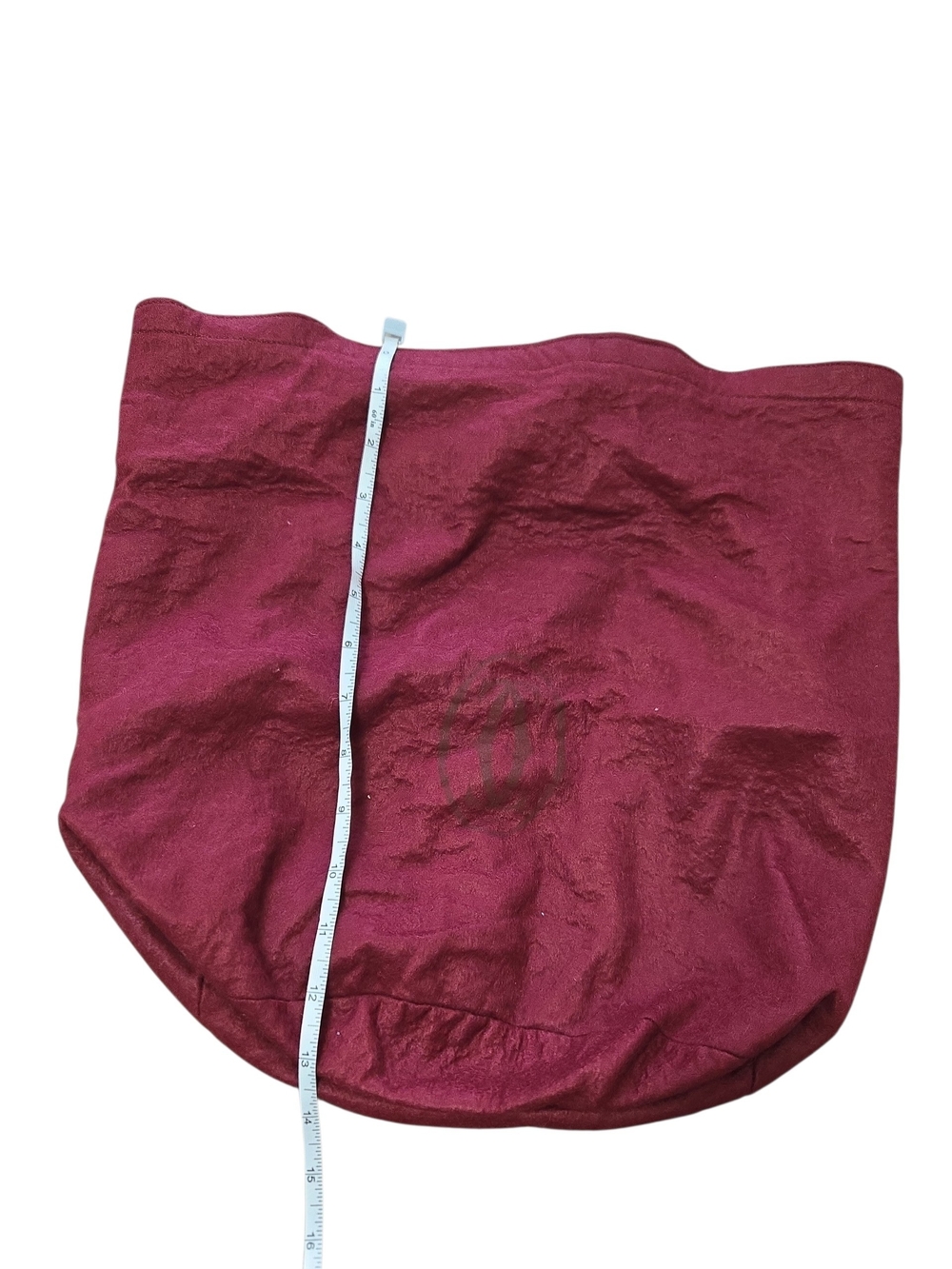Cartier Burgundy Dustbag with Subtle Texture